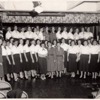 1 black and white photographs 8 x10 Inter Tea Bergen Girl Scouts May 1957.jpg