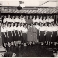 1 black and white photographs 8 x10 Inter Tea Bergen Girl Scouts