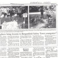 Firefighters Bring Lessons to Bergenfield Safety Town Youngsters Twin-Boro News (newspaperclipping) July 18, 2001.jpg