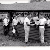 1 black and white photograph 8 x 10 FBI Shooting Certificate 1953 54.jpg