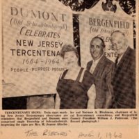 Newspaper Clipping The Record August 1 1963 Tercentenary Signs Copy 2.jpg