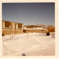 1 color photograph snow storm