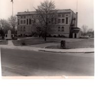 Borough Hall Black and White Photo