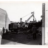 6 of 7 black and white photographs (8 x 10) four store fire Washington Avenue, Dec. 11, 1952.jpg