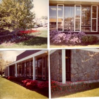 Colored photographs Bergenfield Public Library exterior Spring 1979 1.jpg