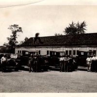 1 black and white photograph of Public Works Dept outside 1926.jpg