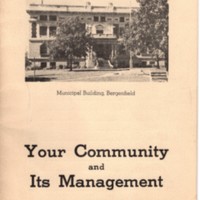 Your Community and its Management Nov 8 1949