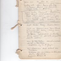 WW2 List of volunteers and dates for Servicemen&#039;s Lounge 1944 p.1