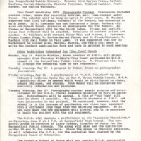 Bergenfield Council for the Arts minutes February 13 1979 P2 .jpg