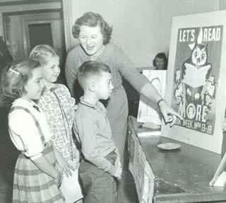 Bergenfield Library in the 1960s